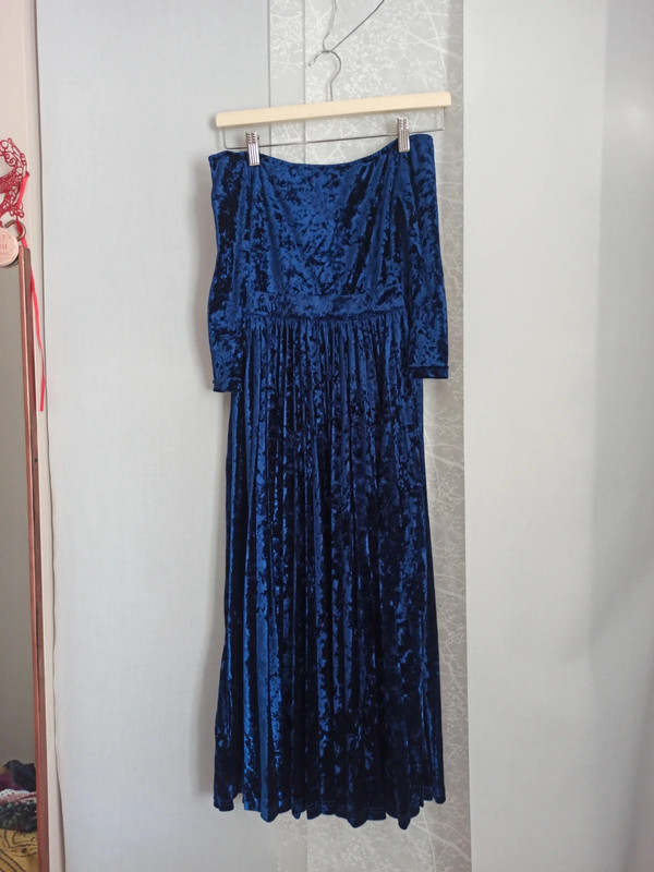 Robe bleu 2024 marine shein