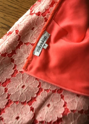 Jupe droite Manoukian brodée fleurs roses, marca: Manoukian, estado: Muy bueno, tamaño: S / 36 / 8, 5,00 €, 5,95 € Protección al comprador incluida