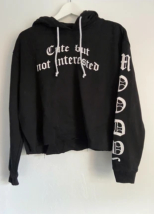 Sweat noir jennyfer, marca: Jennyfer, estado: Bueno, tamaño: L / 40 / 12, 2,00 €, 2,80 € Protección al comprador incluida