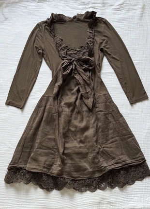 Robe à froufrous volants et dentelle vintage y2k fairy coquette, marque: Vintage Dressing, état: Très bon état, taille: S / 36 / 8, 24,50 €, 26,43 € Protection acheteurs incluse