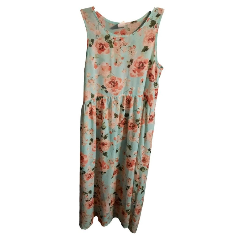 Agnes & Dora Floral Maxi Dress Size Small 1