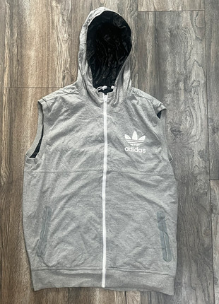 Reversible Adidas Originals Grey Sleeveless Hoodie Vest – Men’s Large, marque: adidas, état: Très bon état, taille: L, 15,00 €, 16,45 € Protection acheteurs incluse