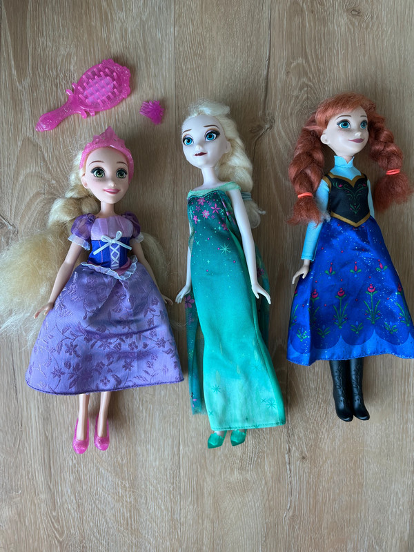 Puppe Elsa Anna Frozen Eiskönigin Hasbro Rapunzel Disney Prinzessin Barbies 1