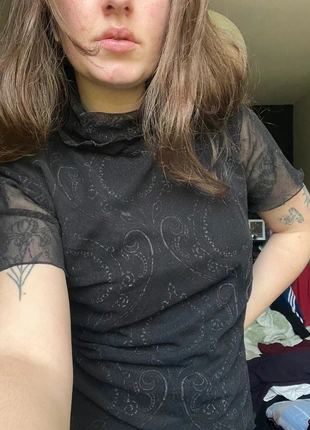 Top vintage noir Julie guerlande 90s, brand: Julie Guerlande, condition: Good, size: S / 36 / 8, €5.00, €5.95 includes Buyer Protection