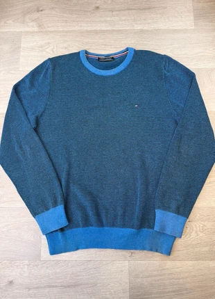 Sweat bleu Tommy Hilfiger homme L – logo iconique, style classique et tendance, brand: Tommy Hilfiger, condition: Very good, size: L, €24.99, €26.94 includes Buyer Protection