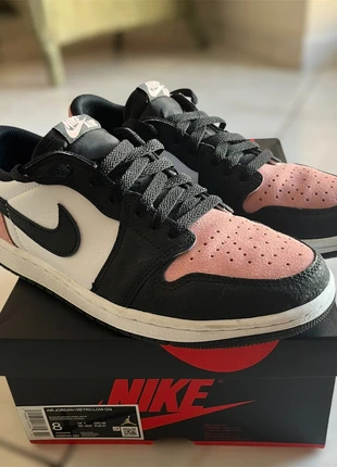 Nike Air Jordan 1 low OG black toe pink - Taglia: 41 EU, marca: Jordan, estado: Muy bueno, tamaño: 41, 105,00 €, 110,95 € Protección al comprador incluida