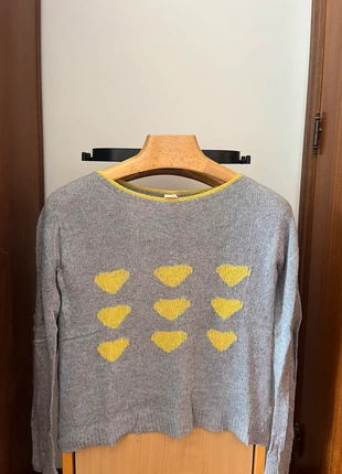 Maglione donna grigio di Paprika, merk: paprika, staat: Nieuw zonder prijskaartje, maat: S / 36 / 8, € 10,00, € 11,20 inclusief Kopersbescherming