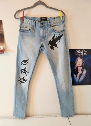 Jeans custom unici  punk inspired, marke: Custommade, zustand: Sehr gut, größe: W36 | DE 52, 13,00 €, 14,35 € inklusive Vinted-Käuferschutz