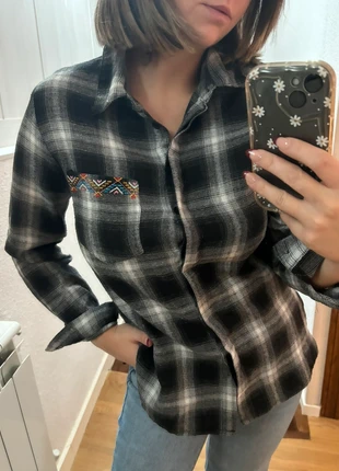 Camisa de cuadros estilo western estilo retro/otoñal., marque: Vintage Dressing, état: Très bon état, taille: S / 36 / 8, 5,00 €, 5,95 € Protection acheteurs incluse