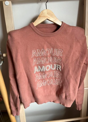 Joli pull petites épaulettes rose, condition: Very good, size: S / 36 / 8, €5.00, €5.95 includes Buyer Protection
