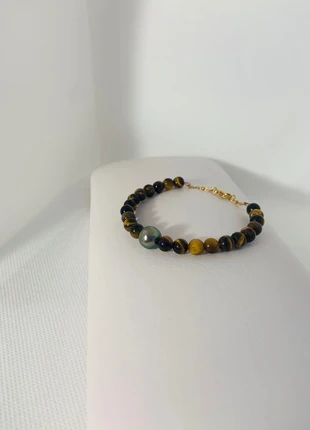 Bracelet avec perle de Tahiti, marke: Fait Main, zustand: Neu, 20,00 €, 21,70 € inklusive Vinted-Käuferschutz