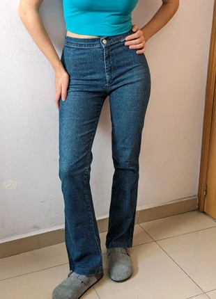 Vaquero elástico acampanado, marque: Vintage Dressing, état: Très bon état, taille: M / 38 / 10, 5,00 €, 5,95 € Protection acheteurs incluse