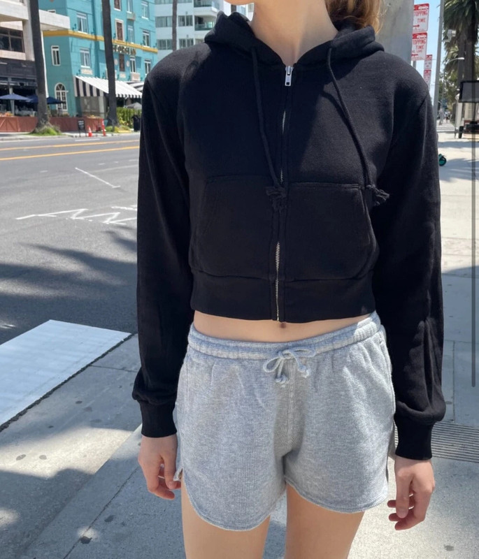 Brandy Melville Crystal Hoodie Vinted