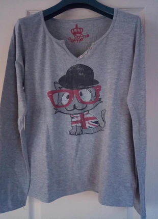 Sweat chat Cache Cache Taille 2, brand: Cache Cache, condition: Very good, size: L / 40 / 12, €4.00, €4.90 includes Buyer Protection