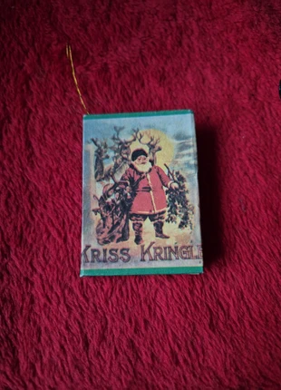Vintage miniature kriss kringle book. Christmas tree decoration., brand: The Unbranded Brand, condition: Good, £4.00, £4.90 includes Buyer Protection
