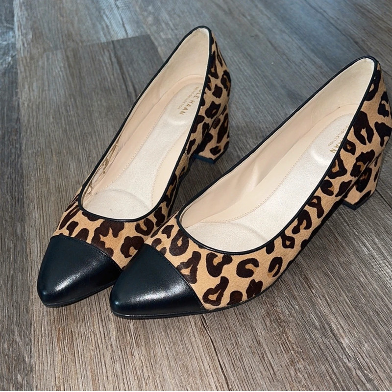 Cole haan sale leopard heels