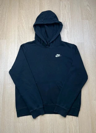 Sweat pull à capuche noir Nike logo brodé blanc - Taille M Homme - Pull coton polyester, marque: Nike, état: Très bon état, taille: M, 20,00 €, 21,70 € Protection acheteurs incluse