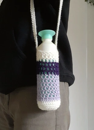 Crochet Waterbottle Holder , merk: Handmade, staat: Nieuw zonder prijskaartje, € 6,00, € 7,00 inclusief Kopersbescherming