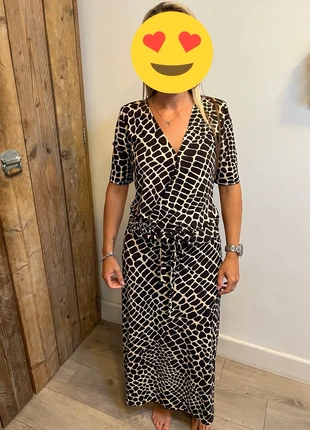 Twee-delige set van BR&DY – maat XS – stretch – zwart/wit print, marca: BR&DY, estado: Muito bom, tamanho: XS / 34 / 6, €20.00, €21.70 inclui Proteção do Comprador