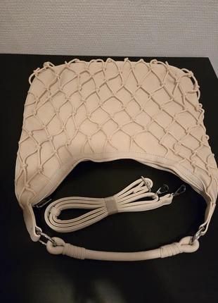 Sac blanc crème en maille – style estival, condizioni: Nuovo con cartellino, €5.00, €5.95 include la Protezione acquisti