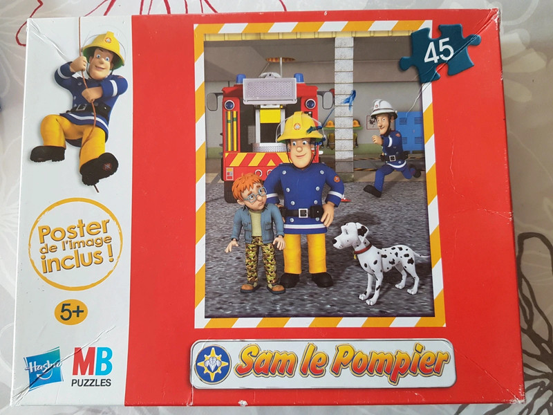 Puzzle Sam le Pompier -45 pièces- 5+