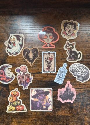 🌙 Lot stickers cabinet de curiosités creepy, condizioni: Nuovo senza cartellino, €2.00, €2.80 include la Protezione acquisti
