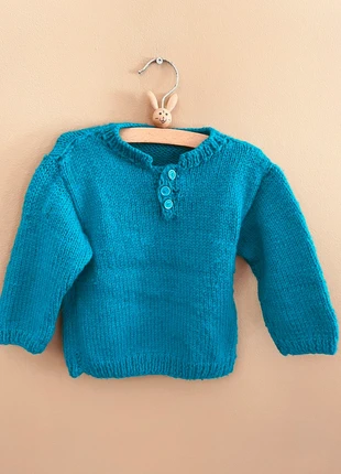Handgebreid truitje maat 86/92, merk: Hand Knitted, staat: Goed, maat: 18-24 maanden / 86 cm, € 3,95, € 4,85 inclusief Kopersbescherming