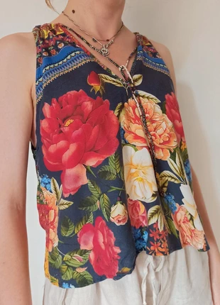 Floral top by Farm Rio. Size S, marca: Farm Rio, estado: Bueno, tamaño: S / 36 / 8, 25,00 €, 26,95 € Protección al comprador incluida