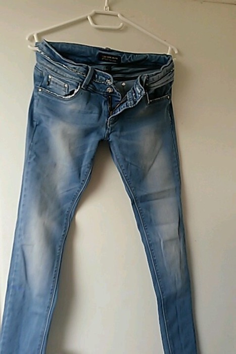 Jeans slim stretch bleu 1