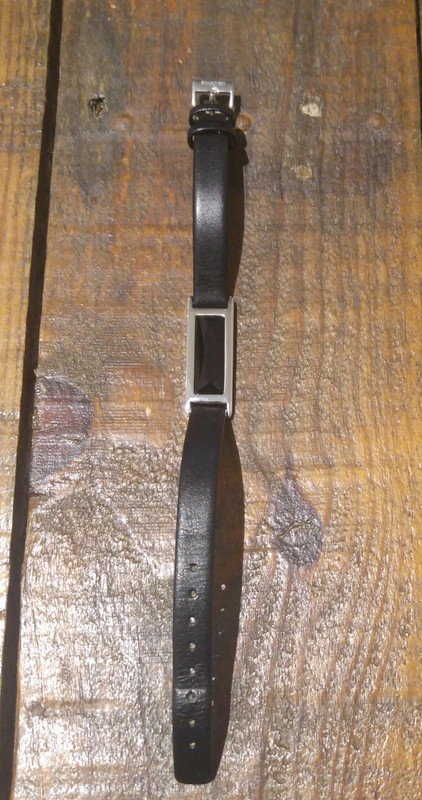 Bracelet Swarovski cuir noir Fantaisie 4