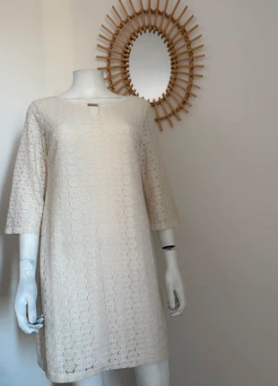 Robe blanche en dentelle femme Bréal taille 40 – élégante et chic, marke: Bréal, zustand: Sehr gut, größe: L / 40 / 12, 14,50 €, 15,93 € inklusive Vinted-Käuferschutz