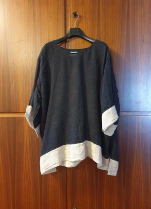 Caftano mare puro lino Iconíque, marca: Iconique, estado: Novo sem etiquetas, tamanho: Tamanho único, €22.00, €23.80 inclui Proteção do Comprador