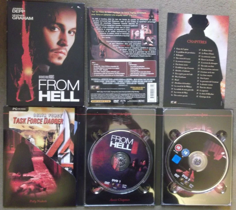 from hell coffret fourreau carton 2 dvd 3