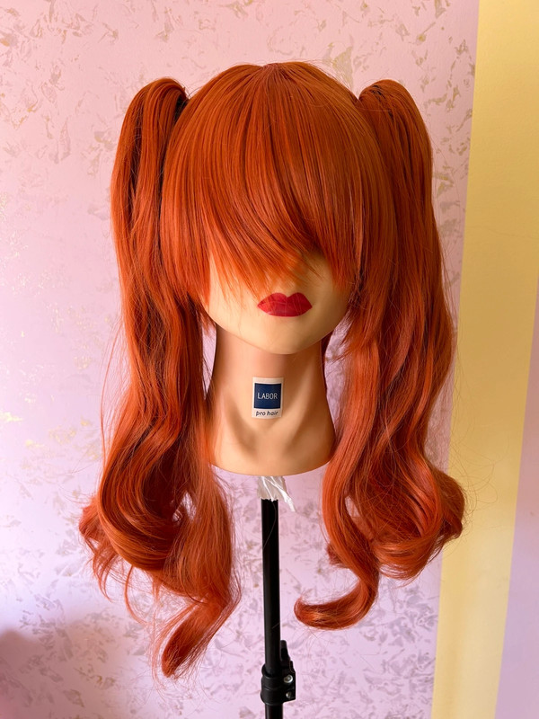 Rika Seto - D4DJ (Twintail Orange) Cosplay Wig 1