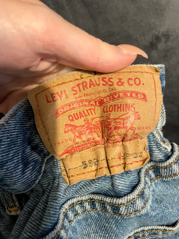 Jeans levi's sales vintage caramella