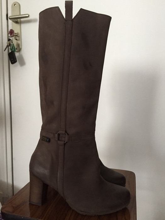 Bottes cuir move on marrons 4