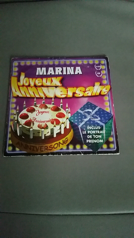 Cd Joyeux Anniversaire Marina Vinted