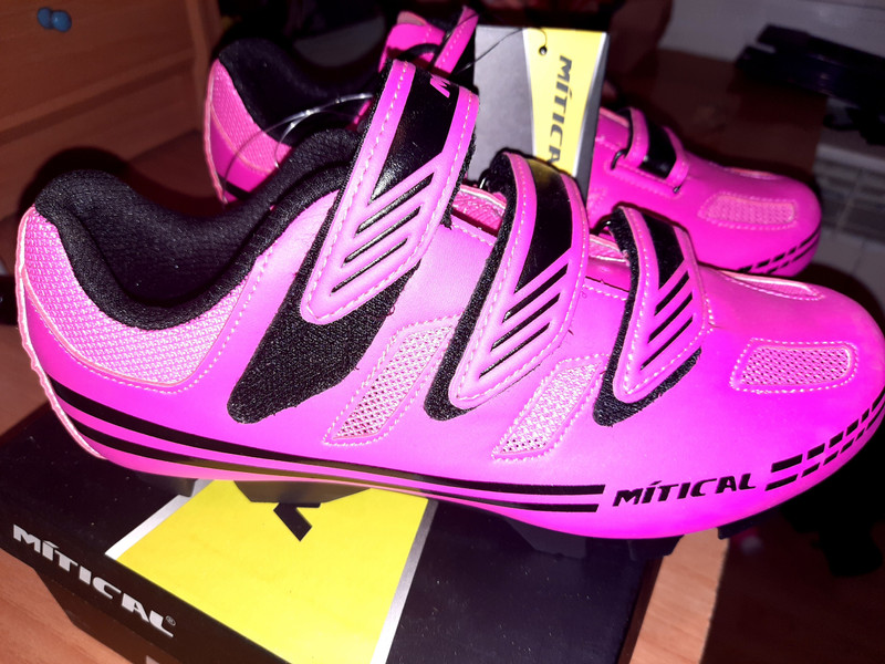 Nuevas zapatillas ciclismo talla 38 rosa neón - Vinted