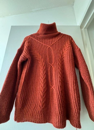 Pull marron orange pétant taille M pull d'hiver cozy casual Clean girl laine maille cotton, marke: Vintage Dressing, zustand: Sehr gut, größe: M / 38 / 10, 8,00 €, 9,10 € inklusive Vinted-Käuferschutz