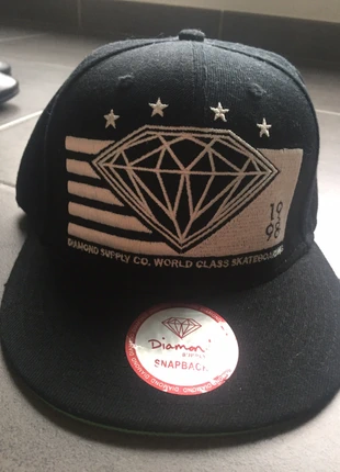 Casquette Snapback Diamond Supply Noir, brand: Diamond, condition: Very good, €15.00, €16.45 includes Buyer Protection