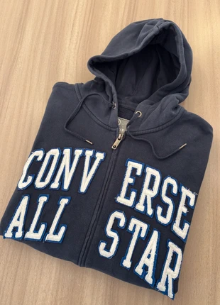 Veste à capuche Converse – Couleur bleue -Taille L, brand: Converse, condition: Very good, size: L, €19.90, €21.60 includes Buyer Protection Pro