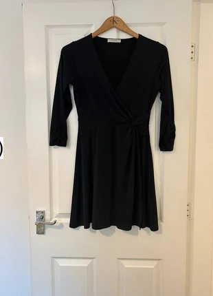 Oasis Black Wrap Dress - Size Small, brand: Oasis, condition: Very good, size: S / UK 8-10, £5.00, £5.95 includes Buyer Protection