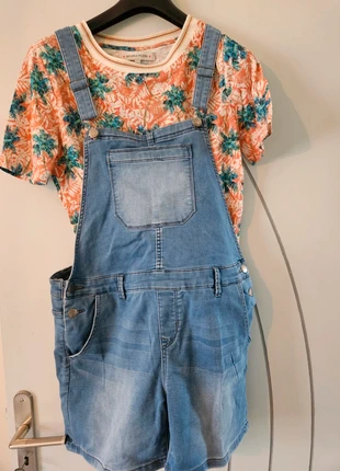 Salopette + tee shirt, brand: Banana Moon, condition: Very good, size: XL / 42 / 14, €16.00, €17.50 includes Buyer Protection
