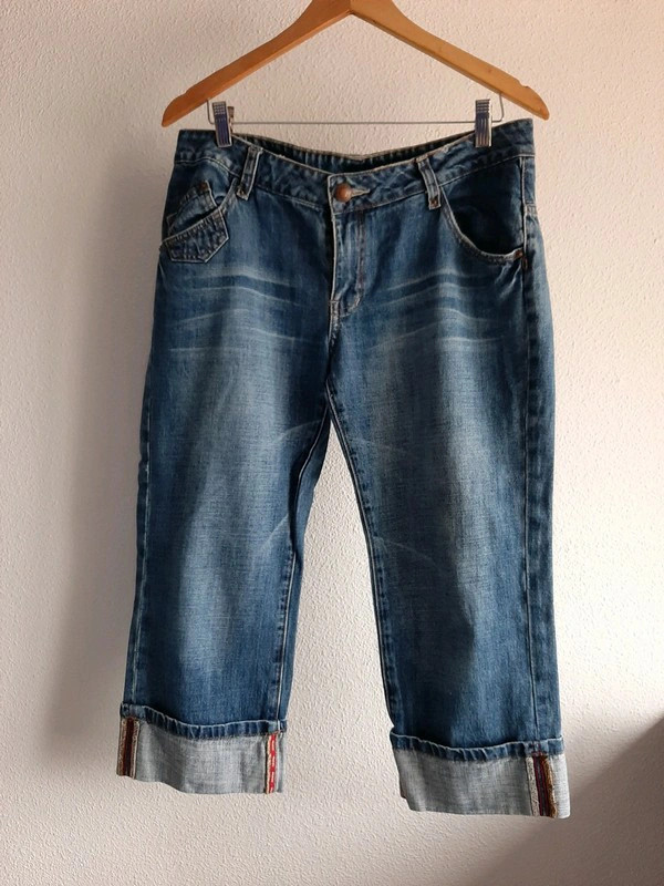 pantalón Mango jeans pirata talla azul - Vinted