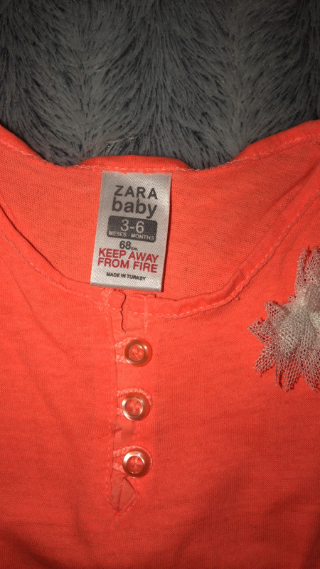 T shirt manche courte Zara 3-6 mois  3