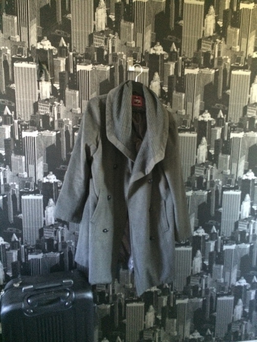 Manteau gris large 2