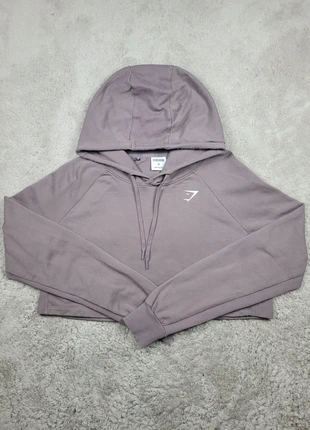 Hoodie de sport Court / Cropped pour Femme Gymshark Lila - Taille M, marke: Gymshark, zustand: Sehr gut, größe: M / 38 / 10, 23,00 €, 24,85 € inklusive Vinted-Käuferschutz