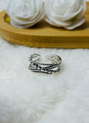 Bague Ligne Croisée en argent 925 ajustable tendance Neuve, marca: Argent, estado: Nuevo sin etiquetas, tamaño: Ajustable, 10,90 €, 12,15 € Protección al comprador incluida