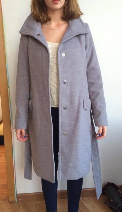 Manteau cintré gris H&M 1