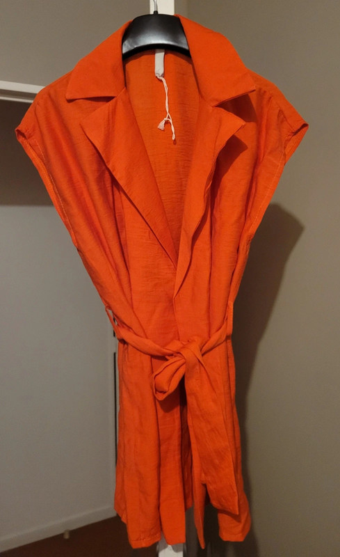 Ensemble haut + pantalon orange 2